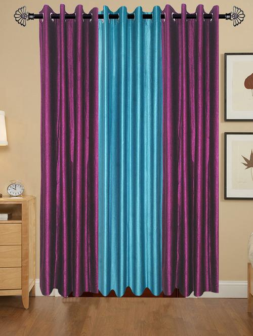 solid crush door curtain set of 3 84 x 48 in(size : 213 x 122 cm) - 13096082 - Very Small Image - 1