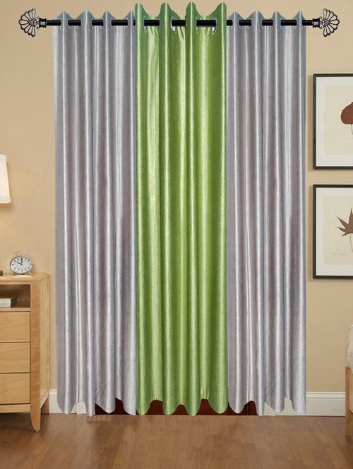 solid crush door curtain set of 3 84 x 48 in(size : 213 x 122 cm) - 13096094 - Very Small Image - 1