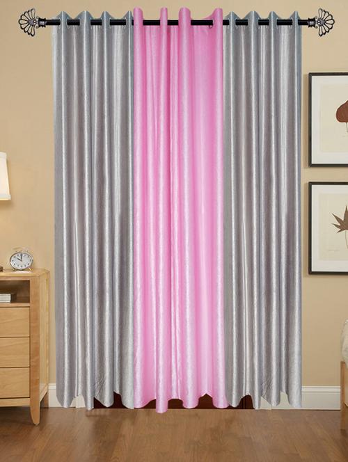 solid crush door curtain set of 3 84 x 48 in(size : 213 x 122 cm) - 13096095 - Very Small Image - 1
