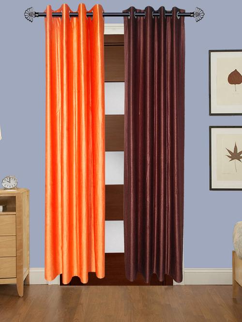 solid crush window curtain set of 2 60 x 48 in(size : 152 x 122 cm) - 13096122 - Very Small Image - 1