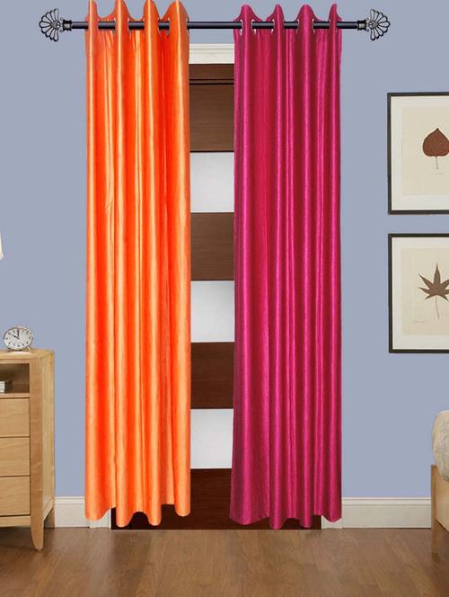 solid crush window curtain set of 2 60 x 48 in(size : 152 x 122 cm) - 13096133 - Very Small Image - 1