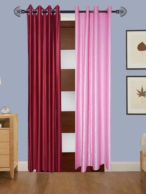 solid crush window curtain set of 2 60 x 48 in(size : 152 x 122 cm) - 13096142 - Very Small Image - 1