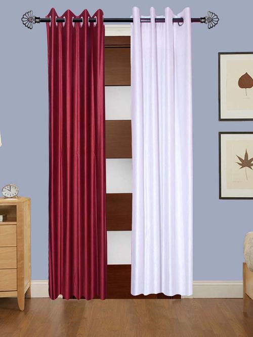 solid crush window curtain set of 2 60 x 48 in(size : 152 x 122 cm) - 13096144 - Very Small Image - 1