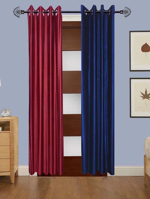 solid crush window curtain set of 2 60 x 48 in(size : 152 x 122 cm) - 13096147 - Very Small Image - 1