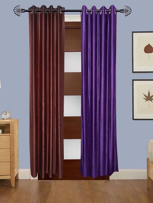 solid crush window curtain set of 2 60 x 48 in(size : 152 x 122 cm) - 13096154 - Very Small Image - 1