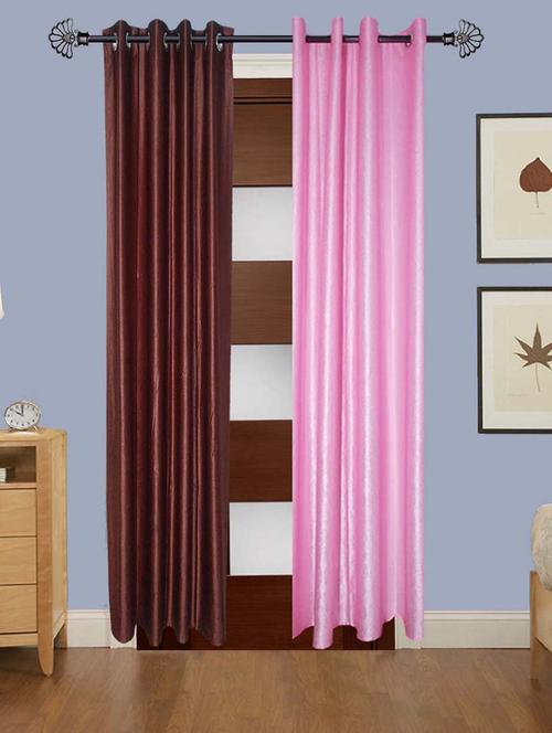 solid crush window curtain set of 2 60 x 48 in(size : 152 x 122 cm) - 13096156 - Very Small Image - 1