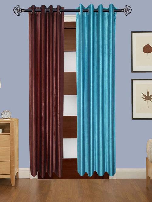 solid crush window curtain set of 2 60 x 48 in(size : 152 x 122 cm) - 13096159 - Very Small Image - 1