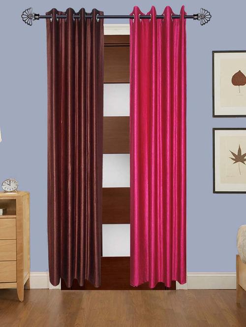 solid crush window curtain set of 2 60 x 48 in(size : 152 x 122 cm) - 13096162 - Very Small Image - 1