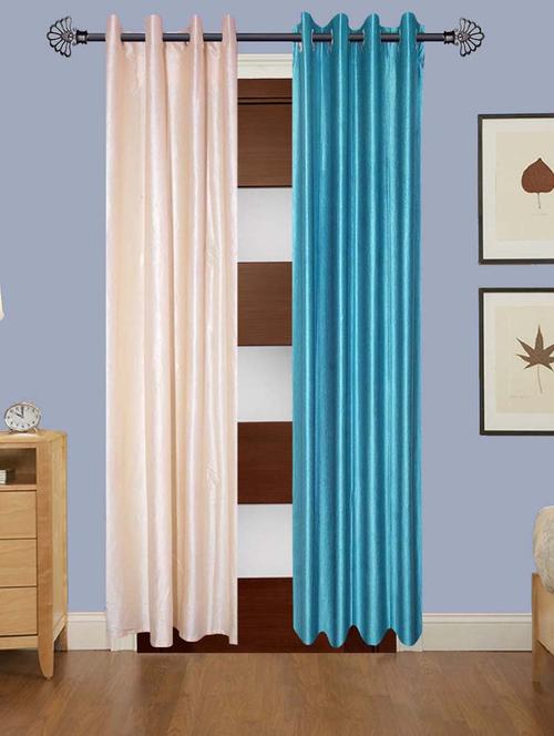 solid crush window curtain set of 2 60 x 48 in(size : 152 x 122 cm) - 13096172 - Very Small Image - 1