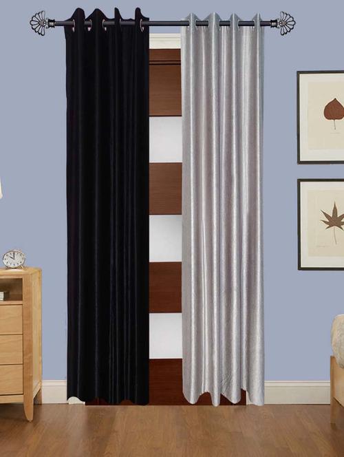 solid crush window curtain set of 2 60 x 48 in(size : 152 x 122 cm) - 13096190 - Very Small Image - 1