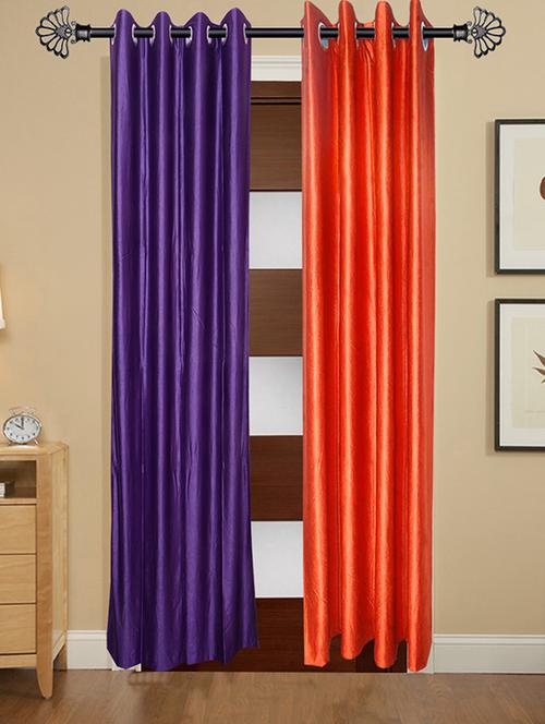 solid crush window curtain set of 2 60 x 48 in(size : 152 x 122 cm) - 13096193 - Very Small Image - 1