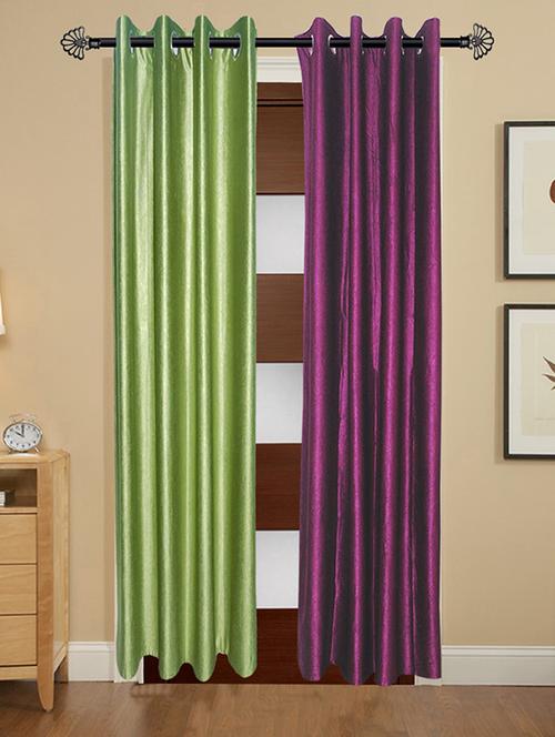 solid crush window curtain set of 2 60 x 48 in(size : 152 x 122 cm) - 13096210 - Very Small Image - 1
