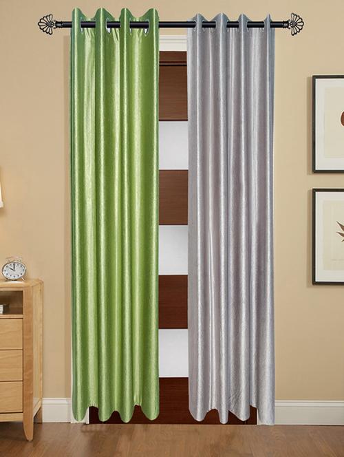 solid crush window curtain set of 2 60 x 48 in(size : 152 x 122 cm) - 13096211 - Very Small Image - 1