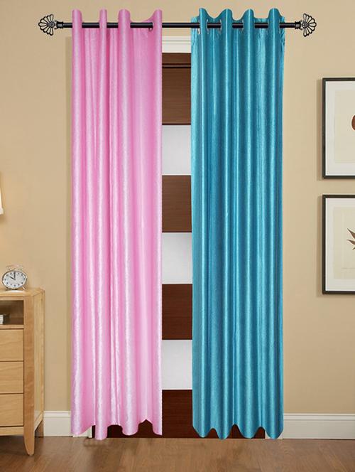 solid crush window curtain set of 2 60 x 48 in(size : 152 x 122 cm) - 13096214 - Very Small Image - 1