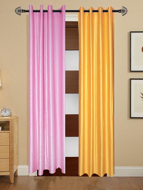 solid crush window curtain set of 2 60 x 48 in(size : 152 x 122 cm) - 13096215 - Very Small Image - 1