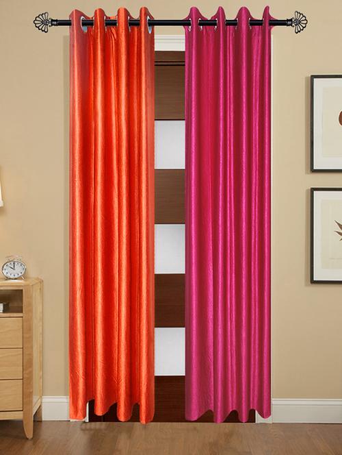 solid crush window curtain set of 2 60 x 48 in(size : 152 x 122 cm) - 13096225 - Very Small Image - 1