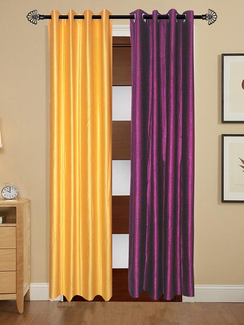 solid crush window curtain set of 2 60 x 48 in(size : 152 x 122 cm) - 13096245 - Very Small Image - 1