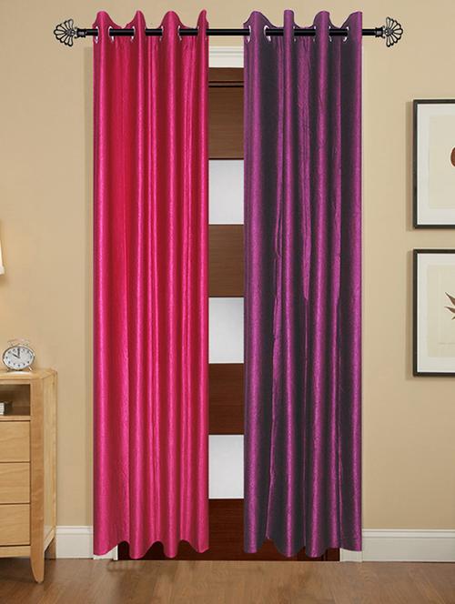 solid crush window curtain set of 2 60 x 48 in(size : 152 x 122 cm) - 13096252 - Very Small Image - 1