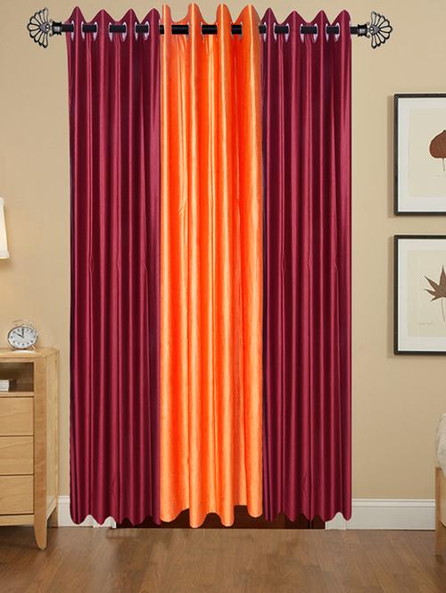 solid crush window curtain set of 3 60 x 48 in(size : 152 x 122 cm) - 13096290 - Very Small Image - 1