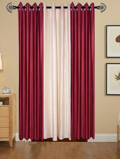 solid crush window curtain set of 3 60 x 48 in(size : 152 x 122 cm) - 13096292 - Very Small Image - 1