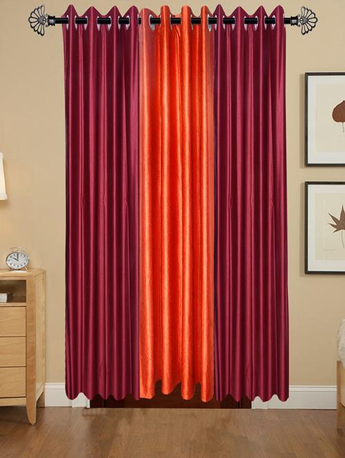 solid crush window curtain set of 3 60 x 48 in(size : 152 x 122 cm) - 13096297 - Very Small Image - 1
