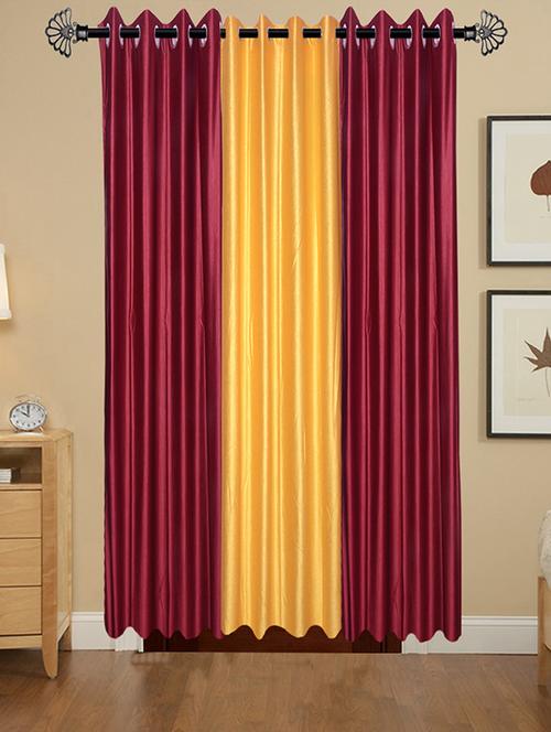 solid crush window curtain set of 3 60 x 48 in(size : 152 x 122 cm) - 13096300 - Very Small Image - 1