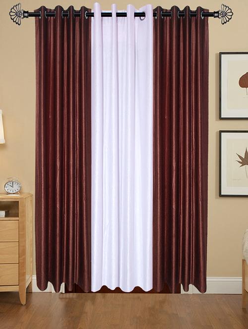 solid crush window curtain set of 3 60 x 48 in(size : 152 x 122 cm) - 13096314 - Very Small Image - 1