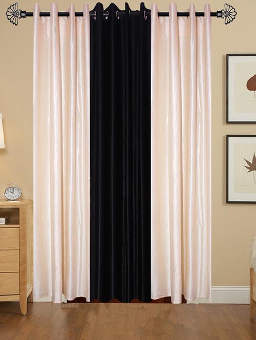 solid crush window curtain set of 3 60 x 48 in(size : 152 x 122 cm) - 13096325 - Very Small Image - 1
