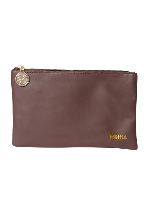 brown leatherette pouch - 13097725 - Very Small Image - 1