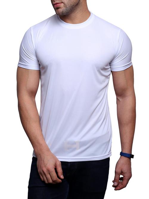 solid white cotton t-shirt - 13103415 - Very Small Image - 1