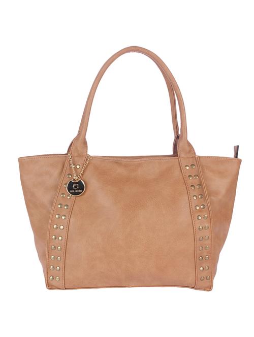 beige leatherette handbag - 13103436 - Very Small Image - 1