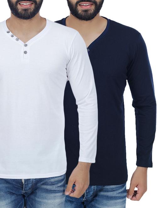 solid cotton t-shirt (set of 2) - 13105258 - Very Small Image - 1