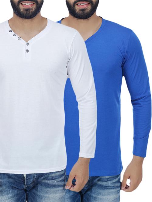 solid cotton t-shirt (set of 2) - 13105340 - Very Small Image - 1