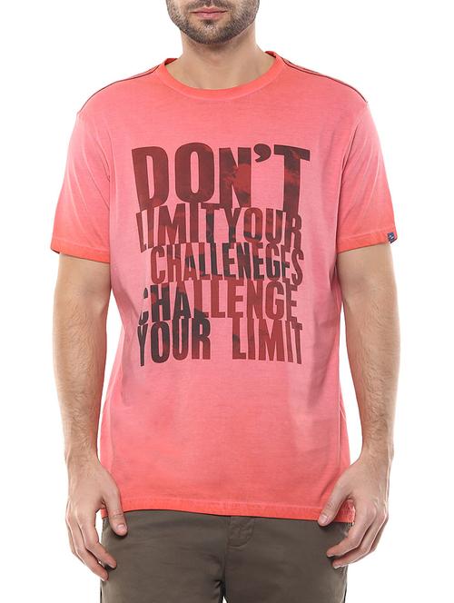 red printed t-shirt - 13107804 - Very Small Image - 1