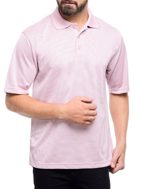 pink polyester striped t-shirt - 13108299 - Very Small Image - 1