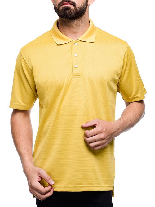 yellow polyester striped t-shirt - 13108313 - Very Small Image - 1