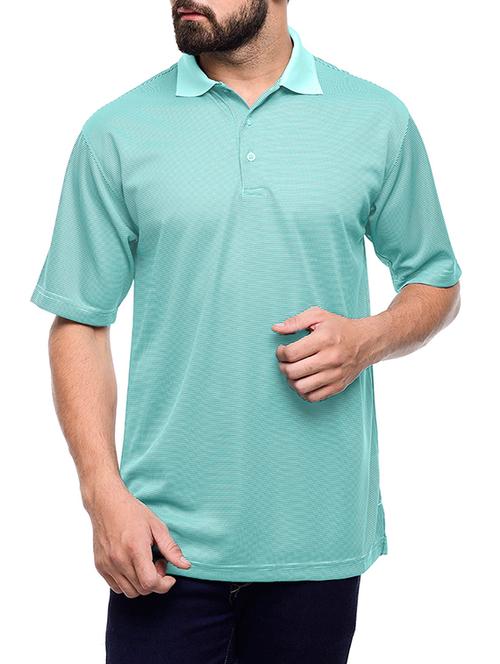 blue polyester striped t-shirt - 13108353 - Very Small Image - 1