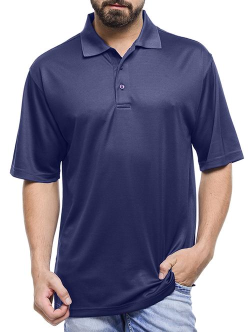dark blue polyester striped t-shirt - 13108359 - Very Small Image - 1
