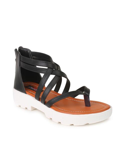 black closed back thong sandal - 13111679 - Very Small Image - 1