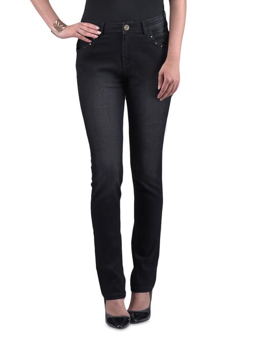 black stone washed denim lycra jeans - 1311250 - Very Small Image - 1