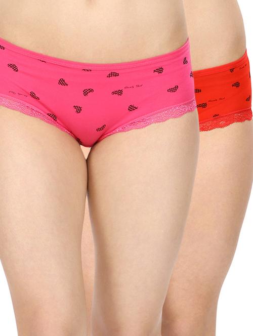 set of 2 multicolored nylon panties - 13113088 - Very Small Image - 1