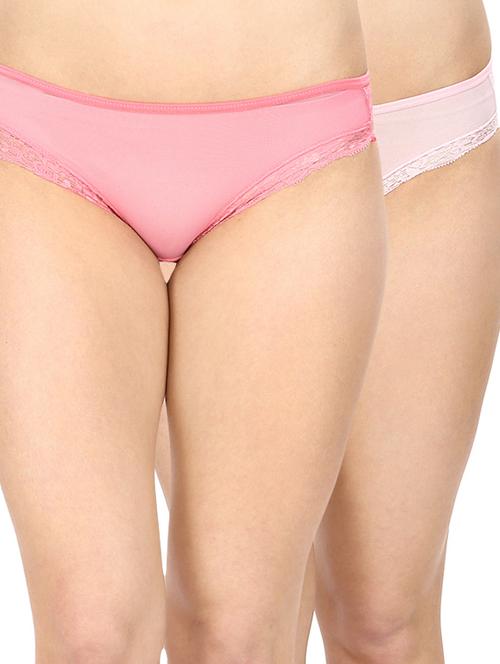 multi colored nylon comset of 2 multicolored nylon pantiesbos panty - 13113104 - Very Small Image - 1