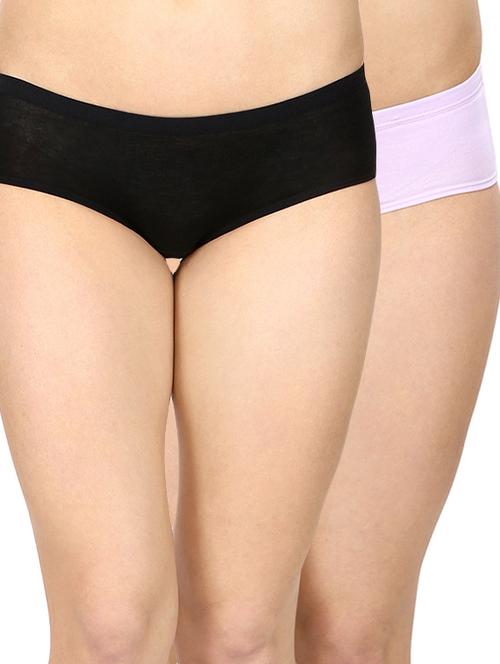 set of 2 multicolored cotton panties - 13113106 - Very Small Image - 1