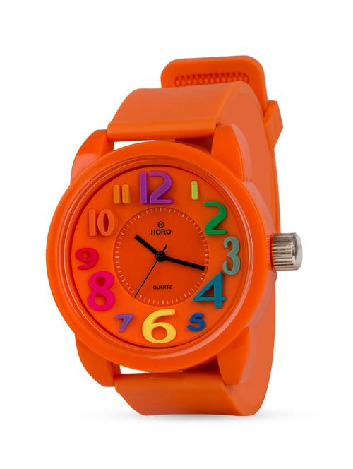 orange 3d round dial kids watch - 1311353 - Very Small Image - 1
