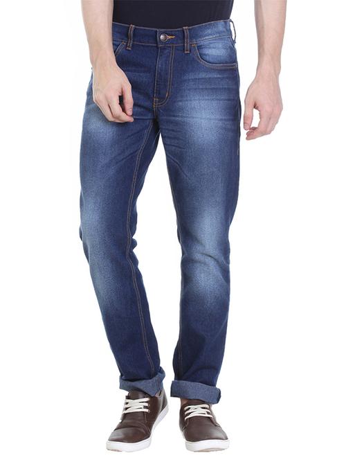 blue cotton regular jean - 13114673 - Very Small Image - 1