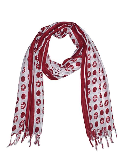 red viscose scarf - 13114845 - Very Small Image - 1