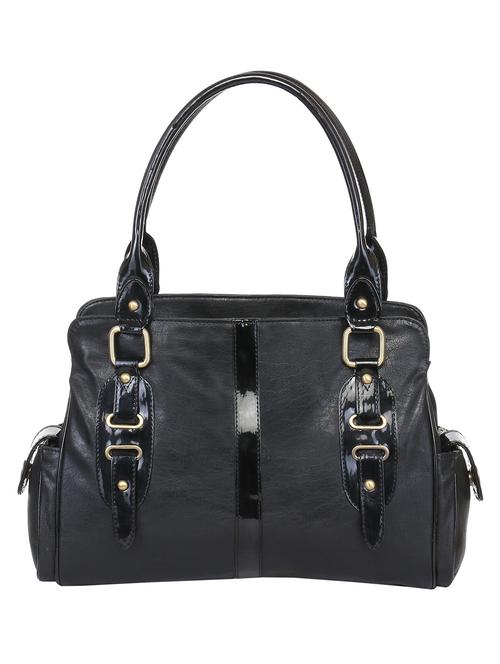 black leatherette handbag - 13114922 - Very Small Image - 1