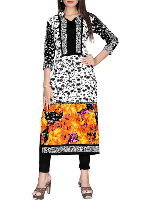 multi colored cotton printed unstitched kurta - 13116615 - Very Small Image - 1