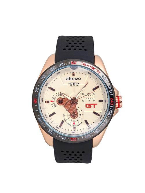 round dial analog watch-(wt-gt-blt-wh) - 13116771 - Very Small Image - 1