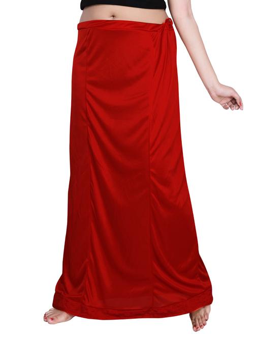 red poly satin petticoat - 13116963 - Very Small Image - 1